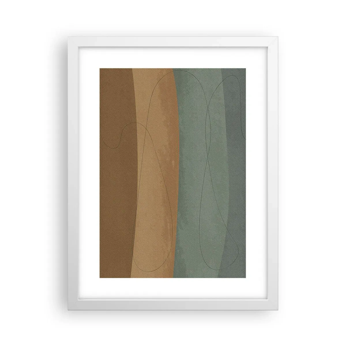 Poster in einem weißen Rahmen - Horizontale Komposition - 30x40 cm