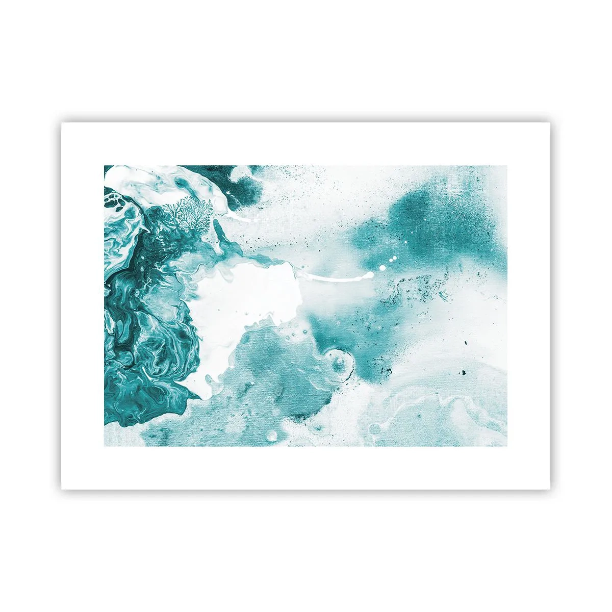 Poster - Morast von Blau - 40x30 cm