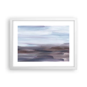 Poster in einem weißen Rahmen - Elemente: Wasser - 40x30 cm