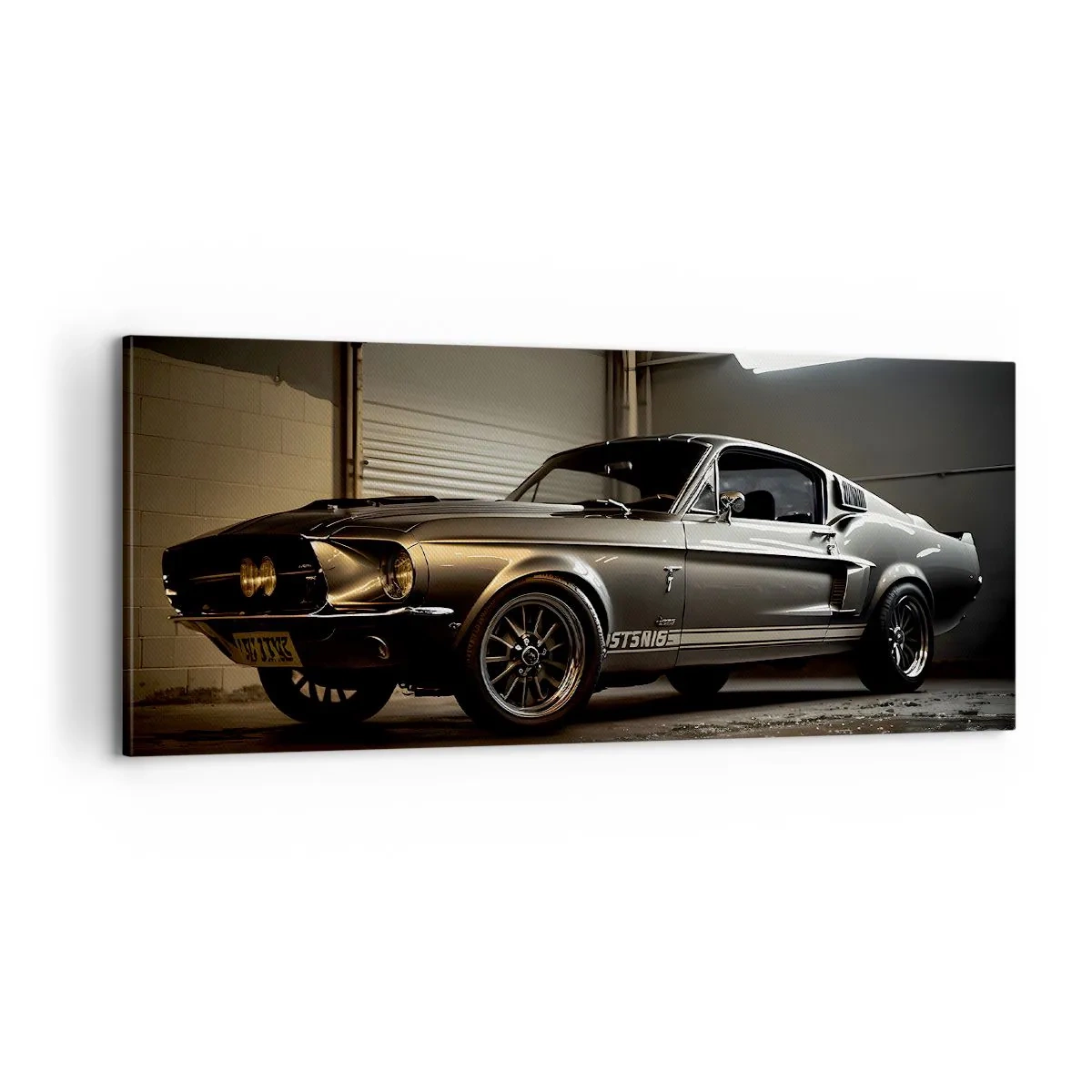 Bild auf Leinwand - Leinwandbild - Zurück in die Vergangenheit - 100x40 cm