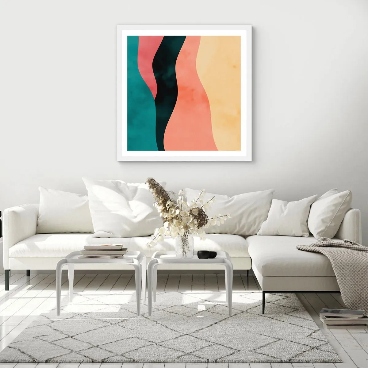 Poster in einem weißen Rahmen - Konforme Nichtkonformität - 60x60 cm