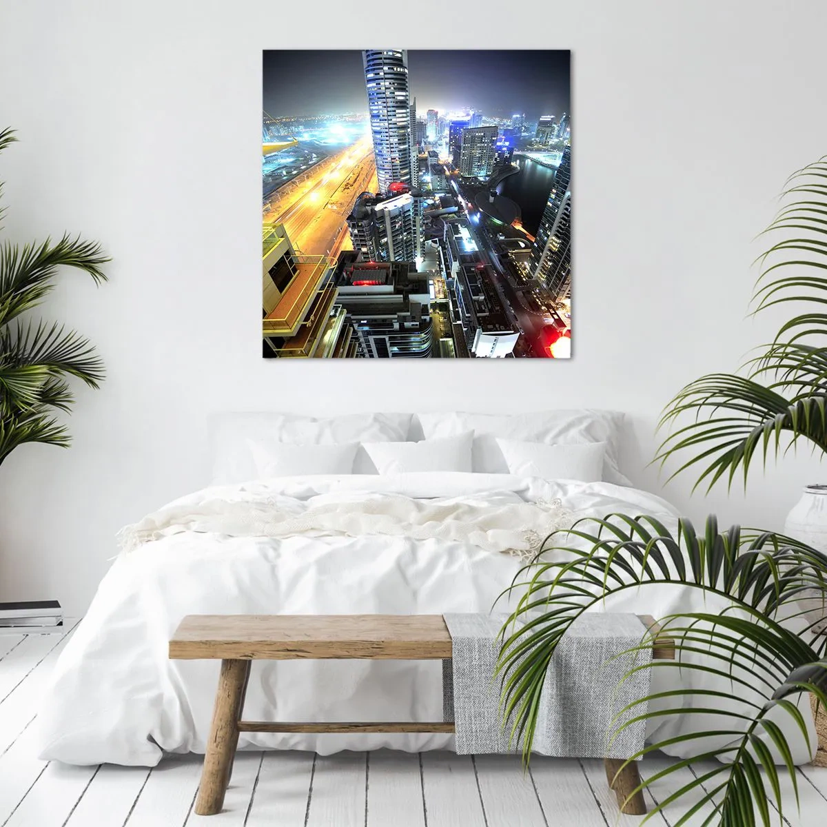 Bild auf Leinwand - Leinwandbild - Ein Wunder in der Wüste - 70x70 cm