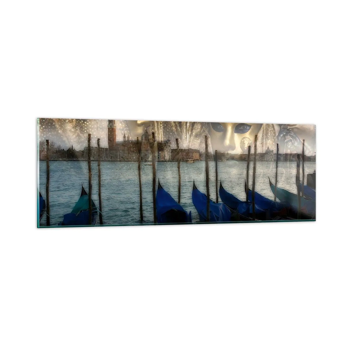 Glasbild - Bild auf glas - Es ist Zeit, den Karneval zu starten - 90x30 cm