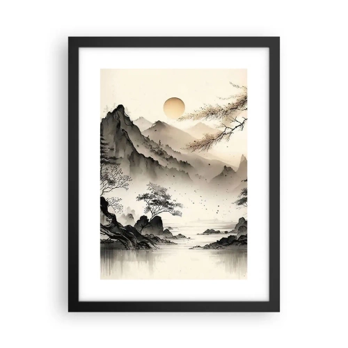 Poster in einem schwarzem Rahmen - Einzigartiger Charme des Orients - 30x40 cm