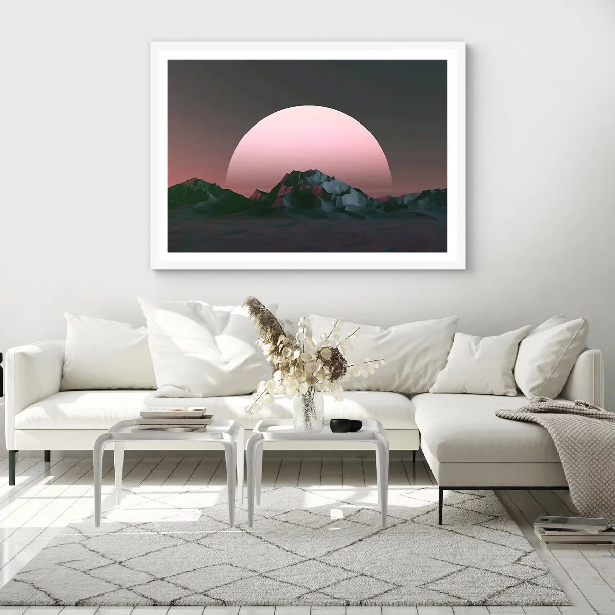 Poster in einem weißen Rahmen - In einer Nachbargalaxie - 50x40 cm