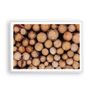 Poster in einem weißen Rahmen - Ein neuer Anfang - 100x70 cm