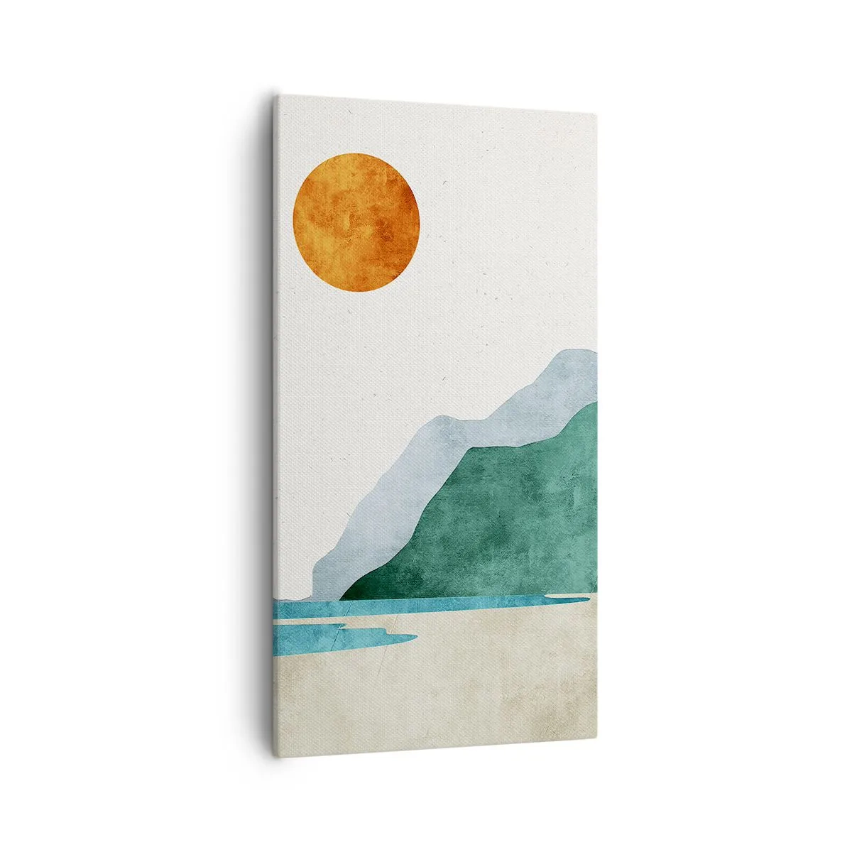 Bild auf Leinwand - Leinwandbild - Landschaft, wie sie sein sollte - 55x100 cm