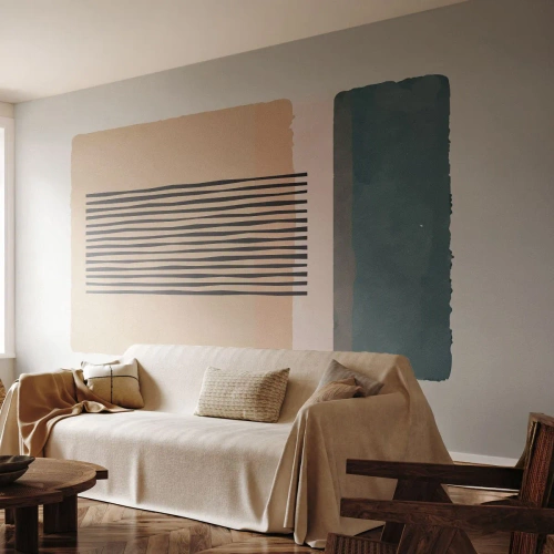 Fototapete Standard Eco - Alles ist in Ordnung - Abstraktion, Grafik, Minimalismus - 250x175 cm