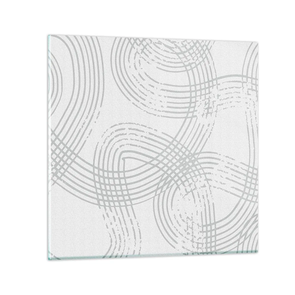 Glasbild - Bild auf glas - Es gibt keinen einfachen Weg - 40x40 cm