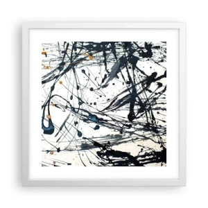 Poster in einem weißen Rahmen - Sinn machen oder keinen Sinn machen? - 40x40 cm