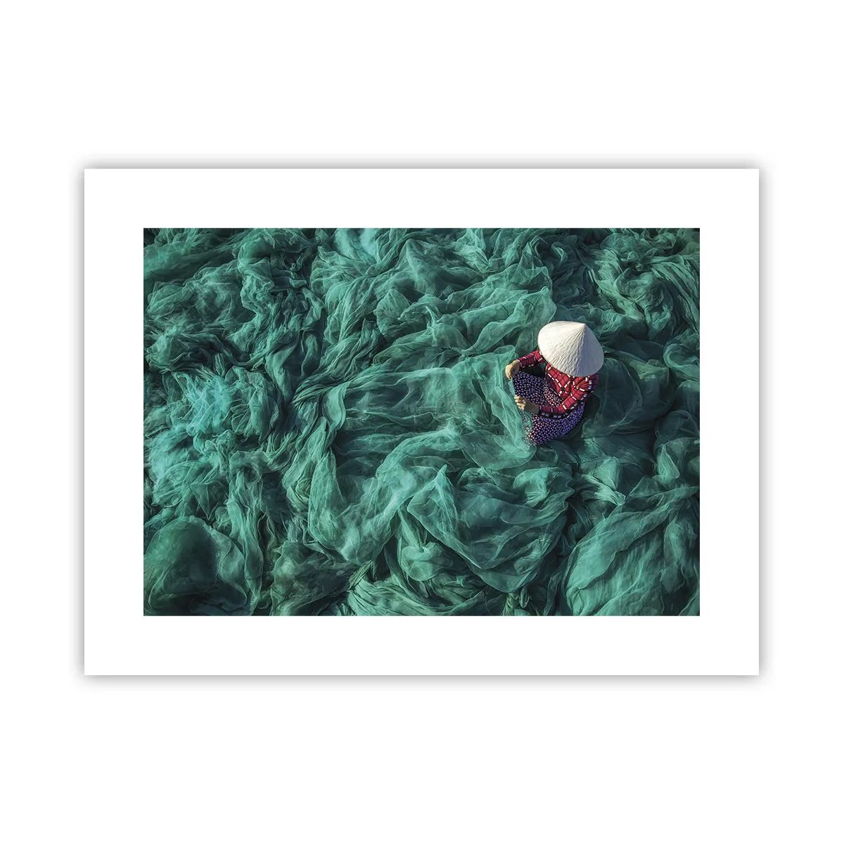 Poster - In einem Meer aus Netzen - 40x30 cm