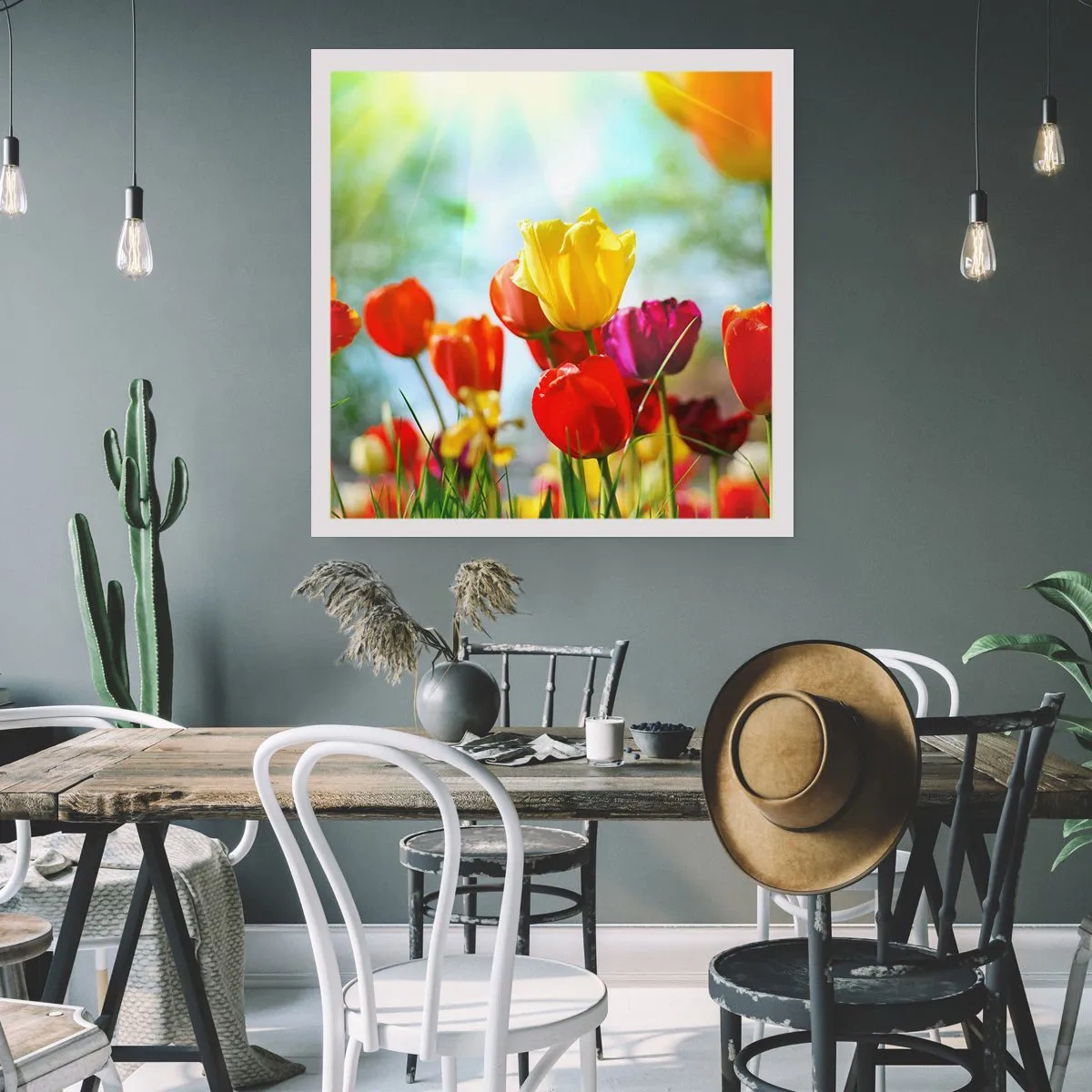 Poster - Alle Farben der Sonne - 60x60 cm
