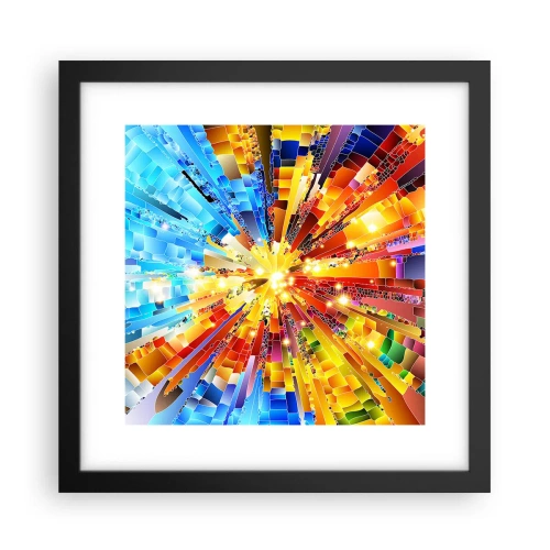 Poster in einem schwarzem Rahmen - In Medienauflösung - 30x30 cm