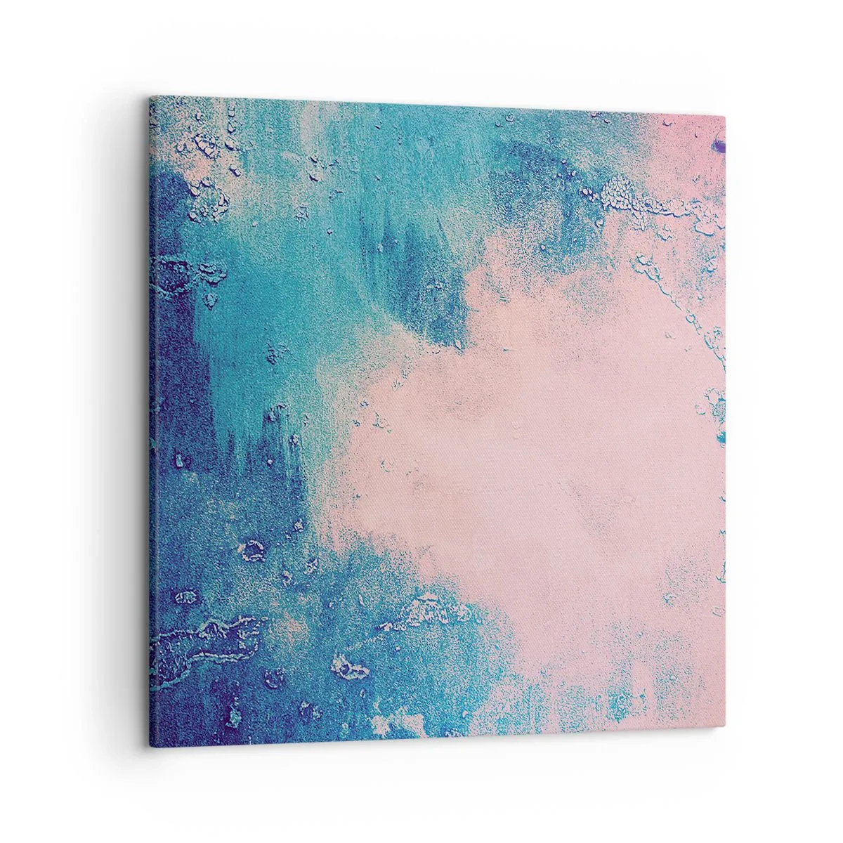 Bild auf Leinwand - Leinwandbild - Himmelsblaue Umarmungen - 50x50 cm