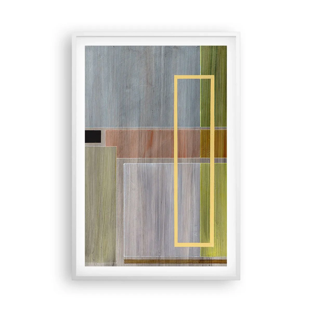 Poster in einem weißen Rahmen - Einfach und ruhig - 61x91 cm