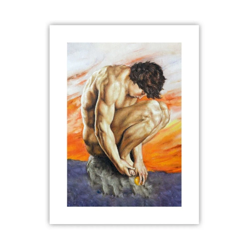 Poster - In sich versunken - 30x40 cm