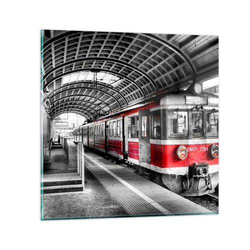 Glasbild - Bild auf glas - Vielleicht ist es eine Reise Ihres Lebens? - 70x70 cm