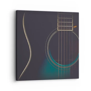 Bild auf Leinwand - Leinwandbild - Einen Moment bevor es ertönt - 30x30 cm