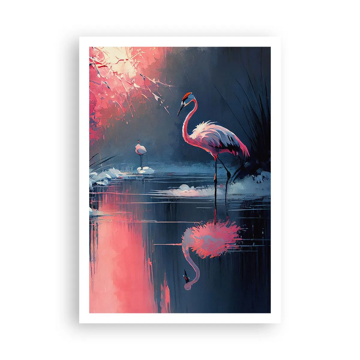 Poster - Rückzugsort für Vögel - 70x100 cm