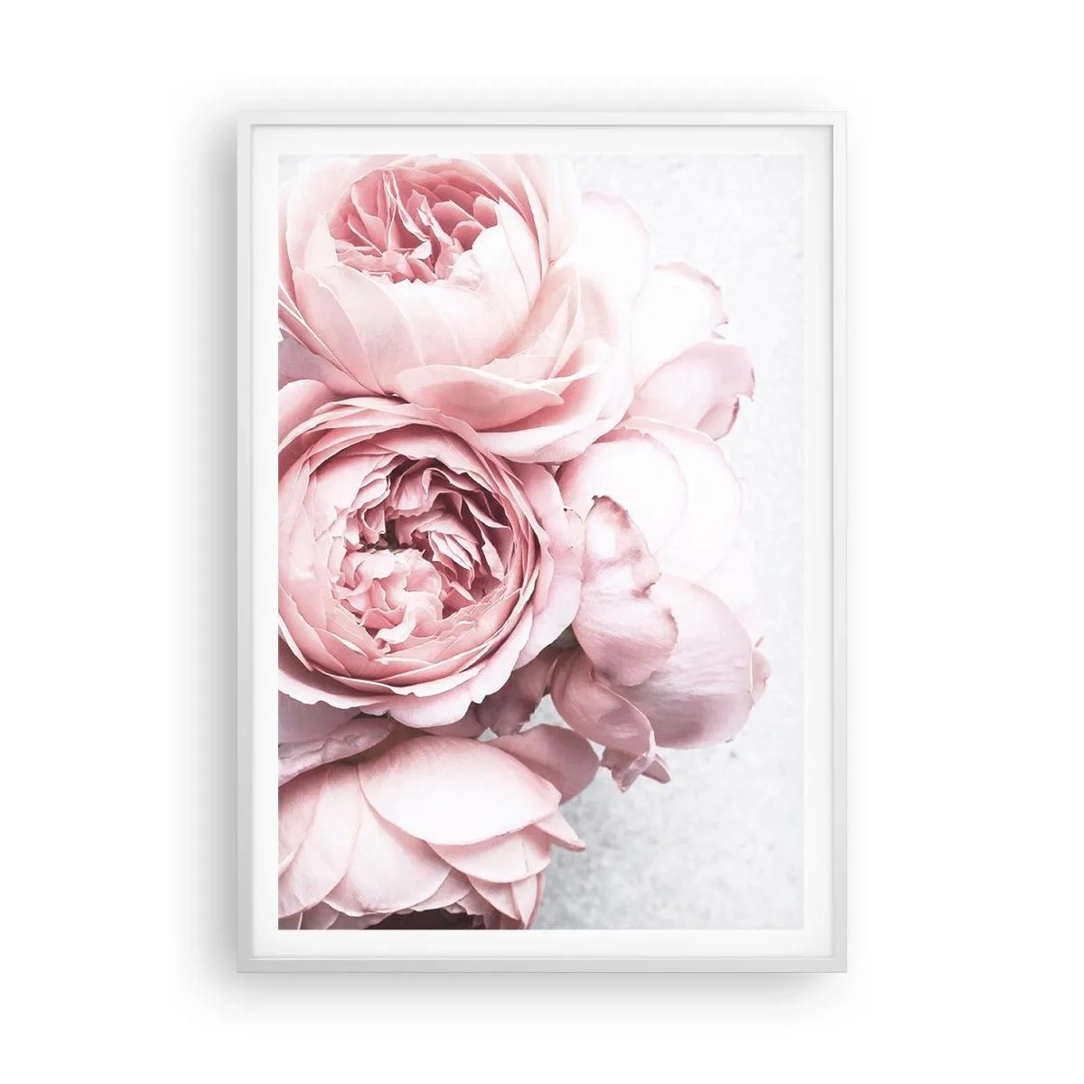 Poster in einem weißen Rahmen - Für Romantiker - 70x100 cm