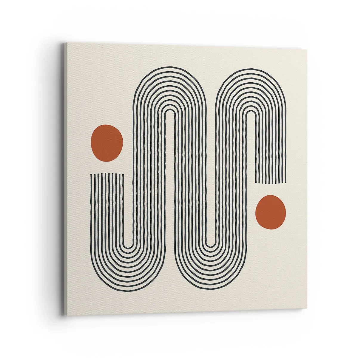 Bild auf Leinwand - Leinwandbild - Vom Anfang bis zum Ende - 70x70 cm