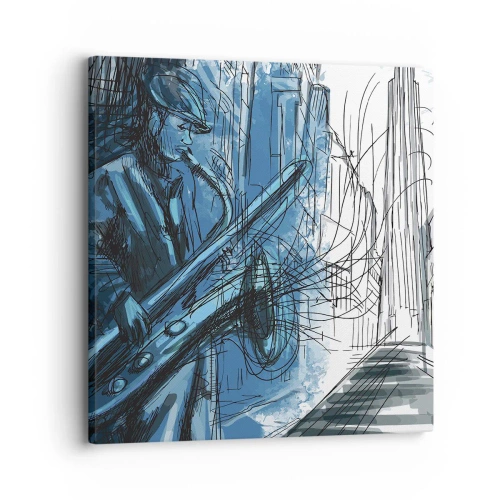 Bild auf Leinwand - Leinwandbild - Urbane Rhapsodie - 30x30 cm