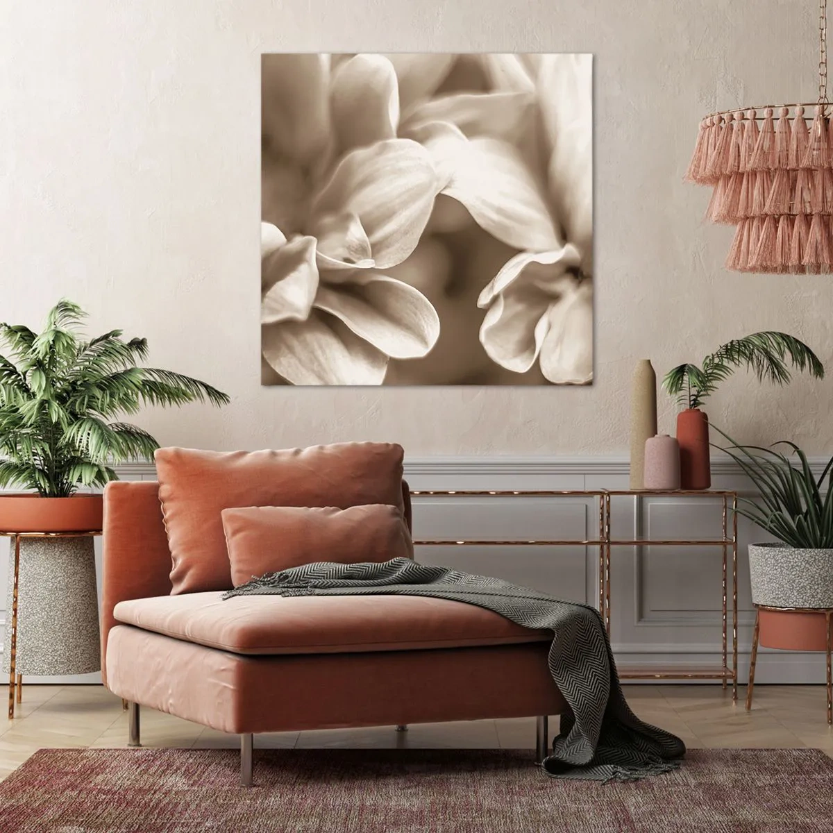 Bild auf Leinwand - Leinwandbild - So sanft wie ein Lächeln - 50x50 cm