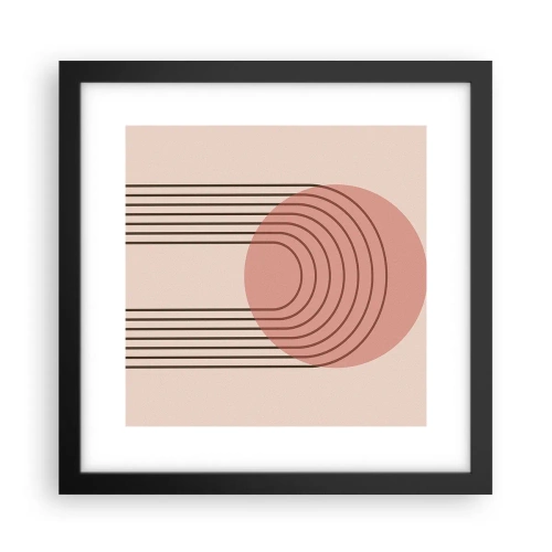 Poster in einem schwarzem Rahmen - Unwiderstehliche Anziehungskraft - 30x30 cm