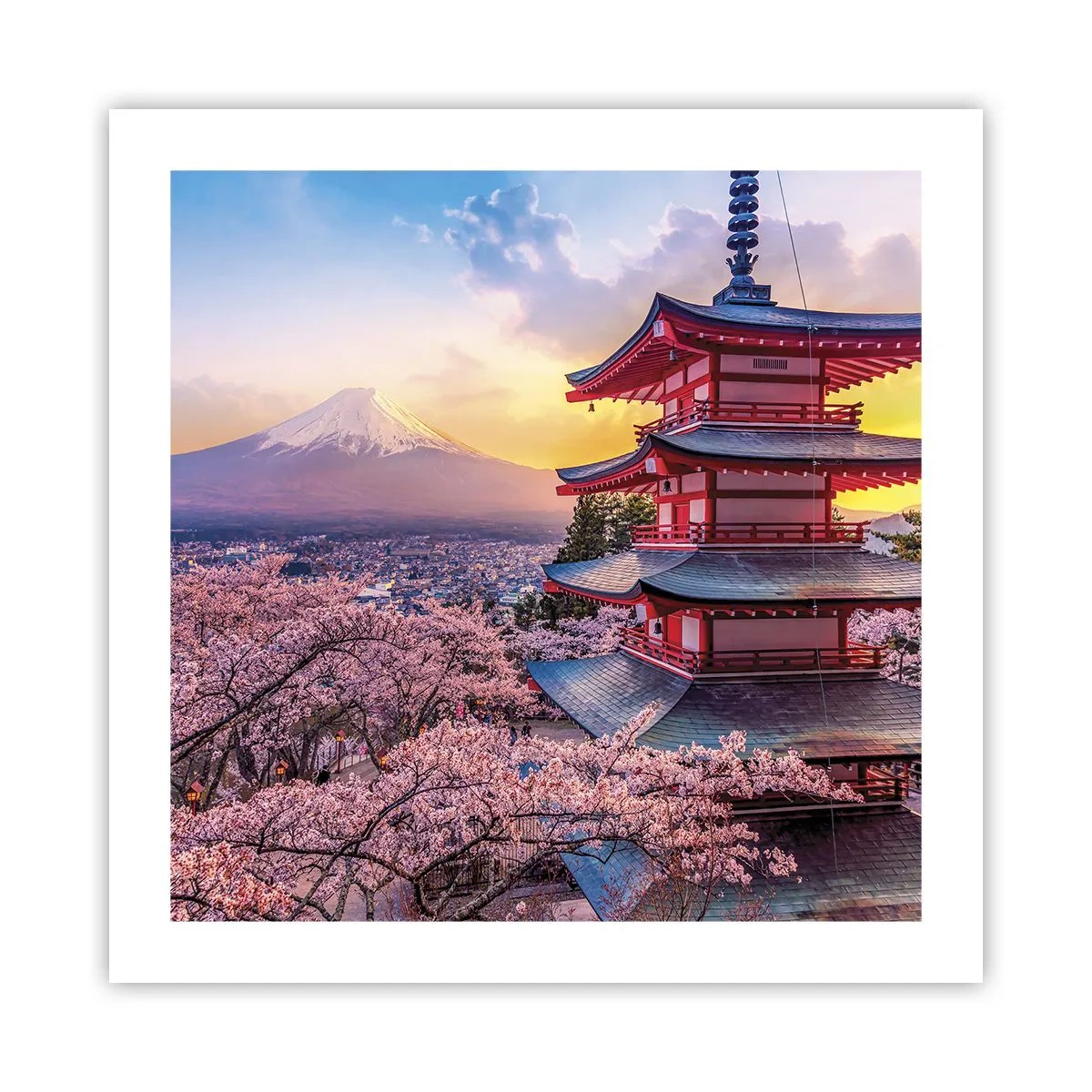 Poster - Die Essenz des japanischen Geistes - 50x50 cm