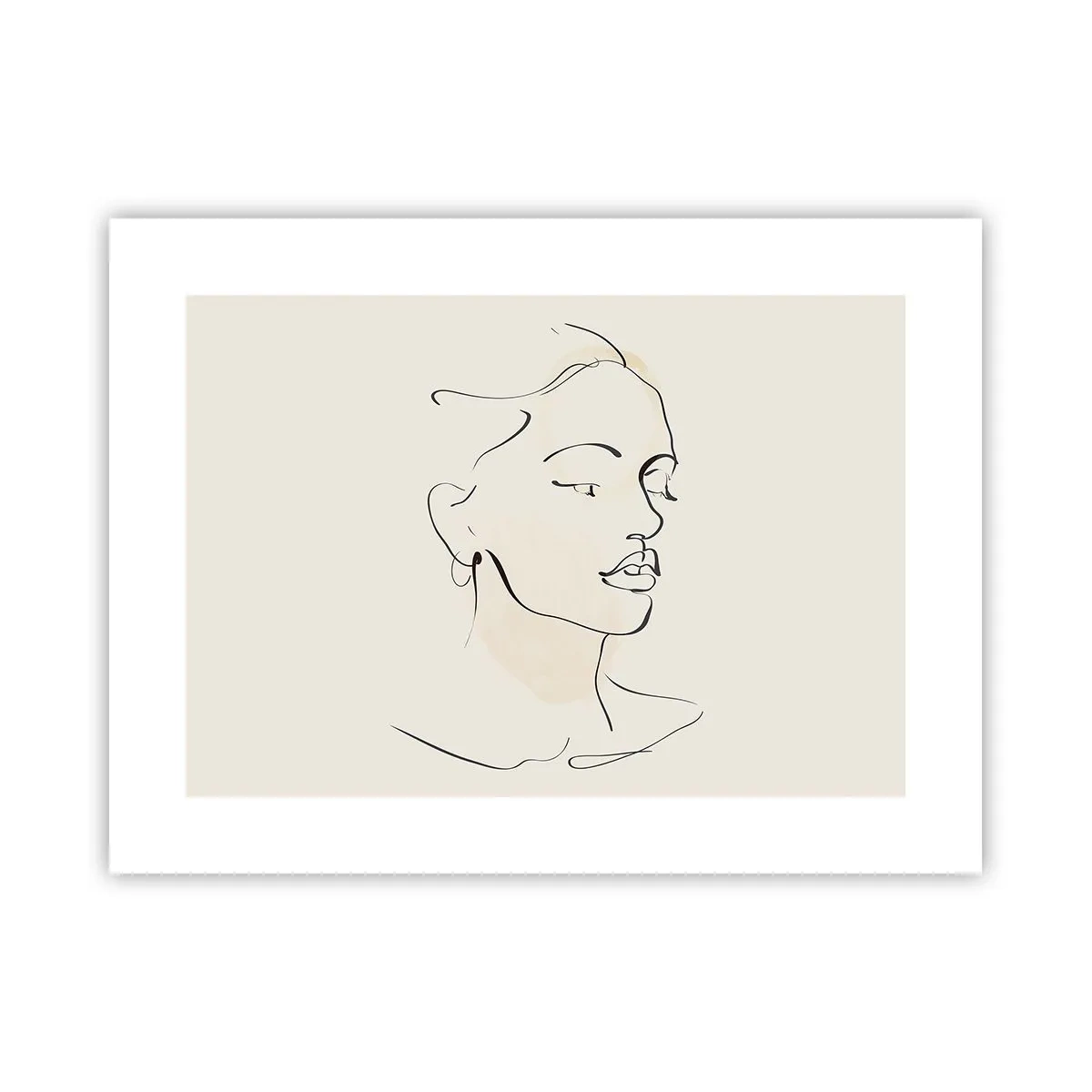 Poster - Eine bestimmte Linie - 40x30 cm