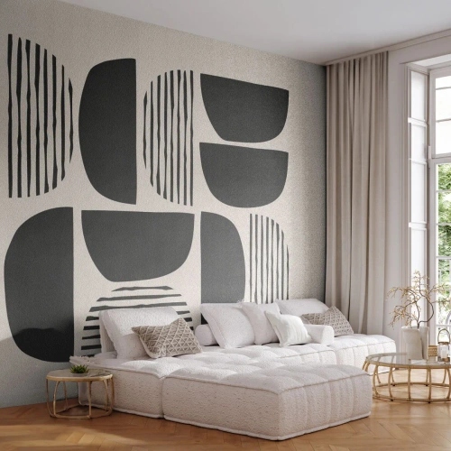 Fototapete Premium Canvas - Halbherzige Deals - Boho, Stück, Minimalismus - 250x175 cm