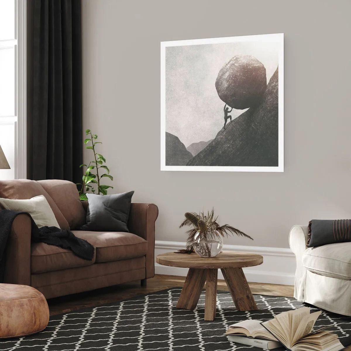 Poster - Ich glaube wider alle Hoffnung - 60x60 cm