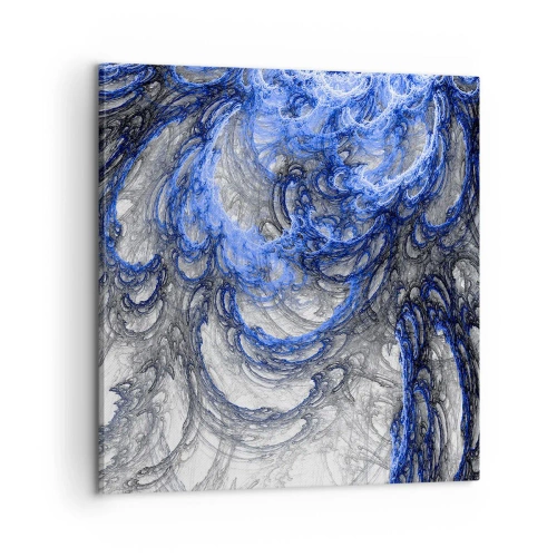 Bild auf Leinwand - Leinwandbild - Die Geburt einer Welle - 60x60 cm