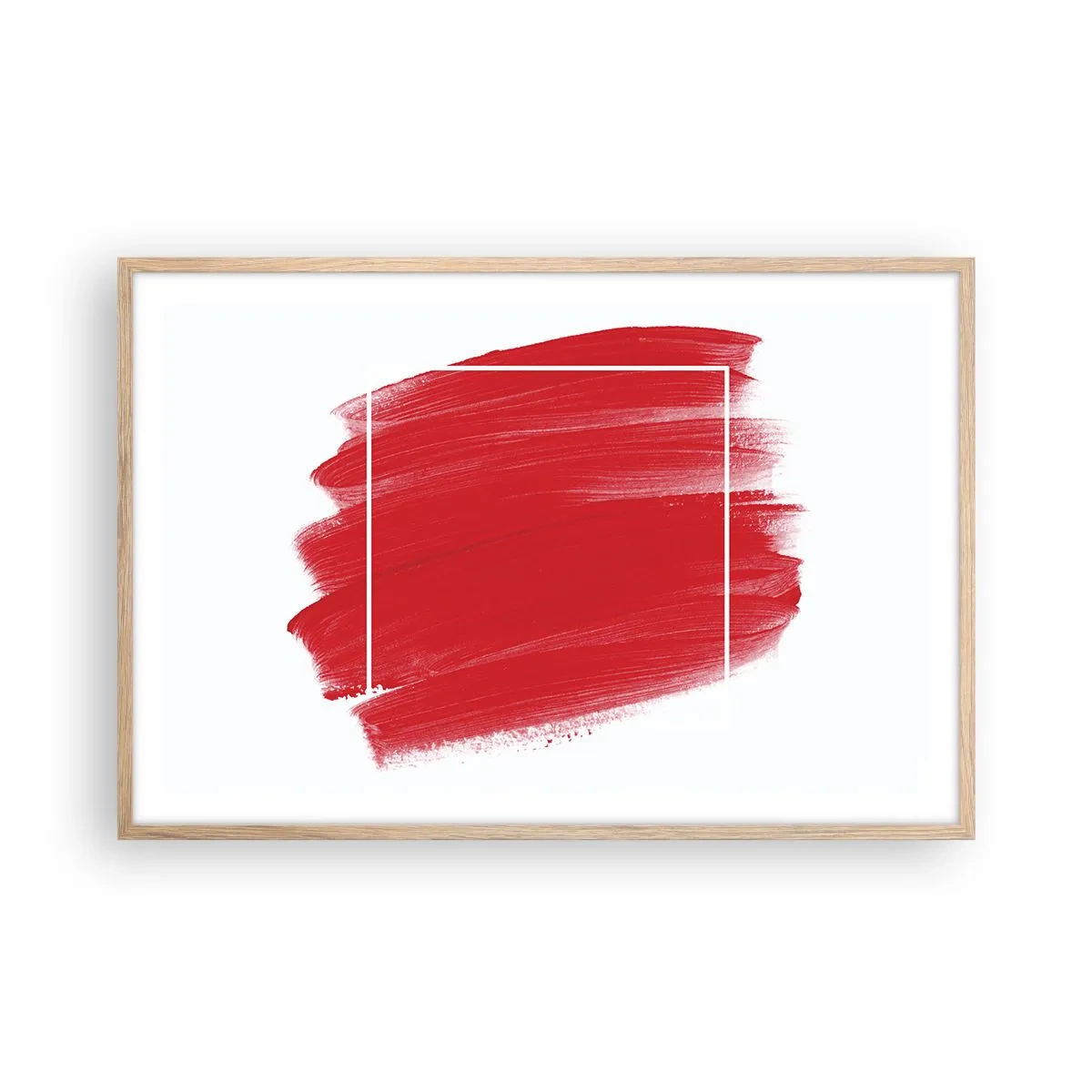 Poster in einem Rahmen aus heller Eiche - Aus dem Rahmen - 91x61 cm