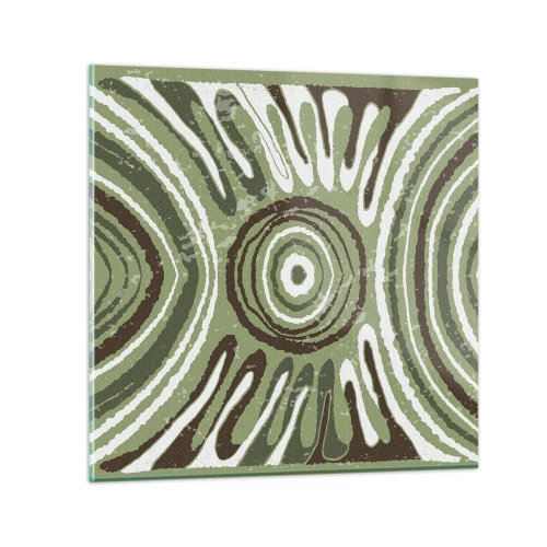 Glasbild - Bild auf glas - Explosion von Emotionen - 30x30 cm