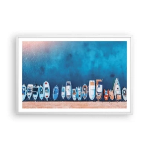 Poster in einem weißen Rahmen - In einer Reihe - 91x61 cm