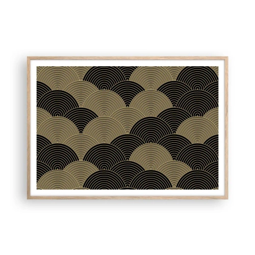 Poster in einem Rahmen aus heller Eiche - Einheit in der Vielfalt - 100x70 cm