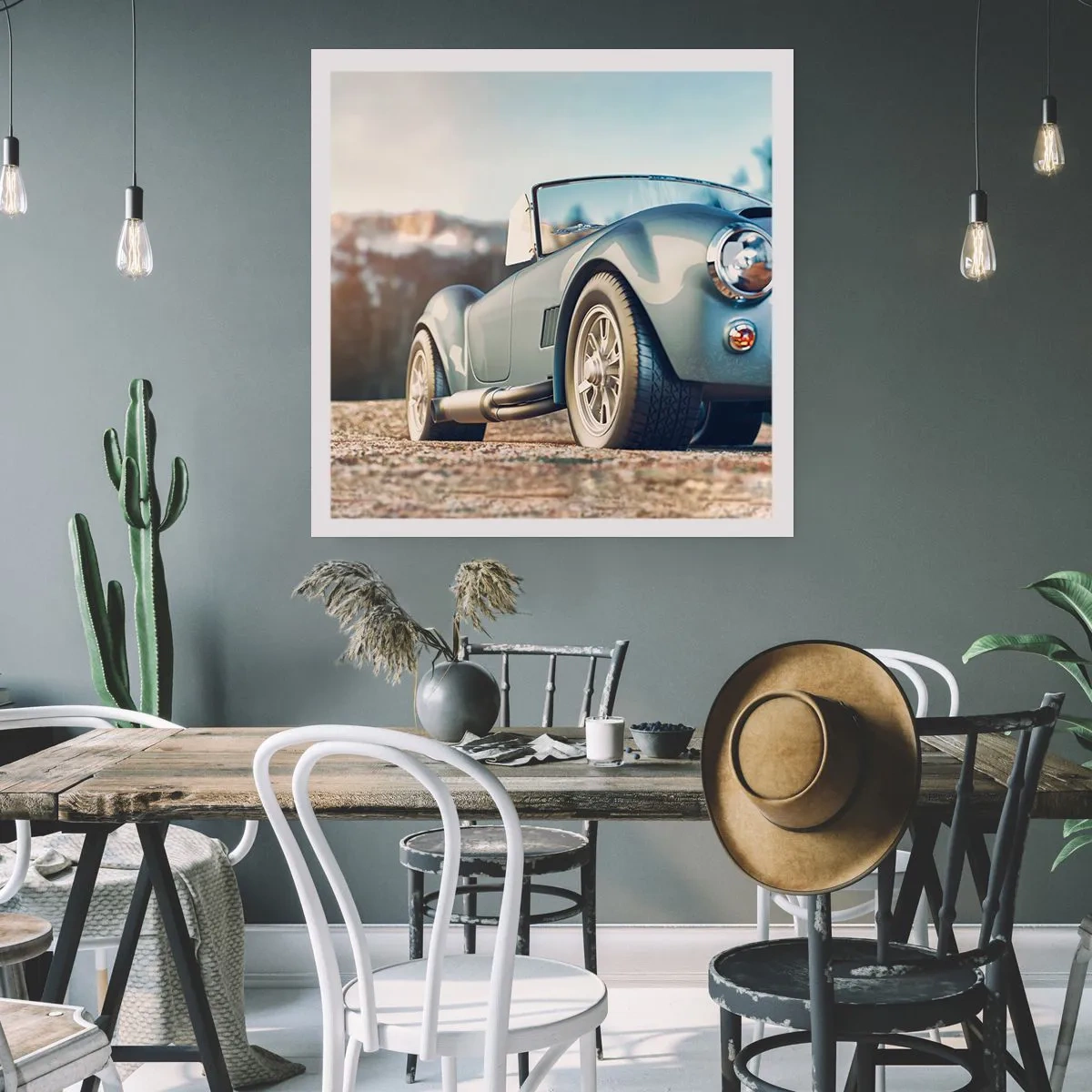 Poster - Denn Stil zählt - 40x40 cm