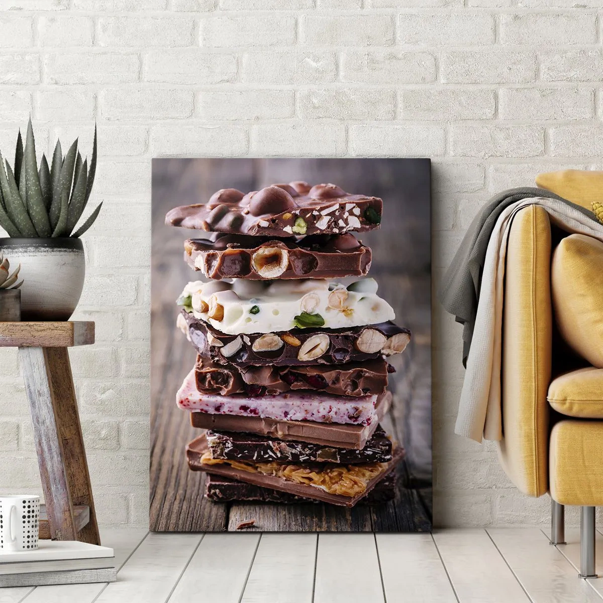 Bild auf Leinwand - Leinwandbild - Entzückende Aussicht - 55x100 cm