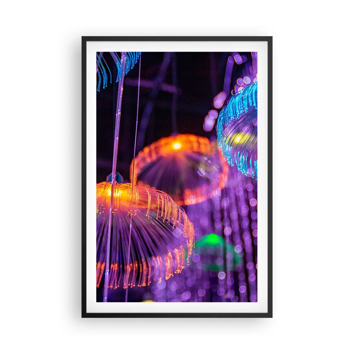 Poster in einem schwarzem Rahmen - Lichtbrunnen - 61x91 cm
