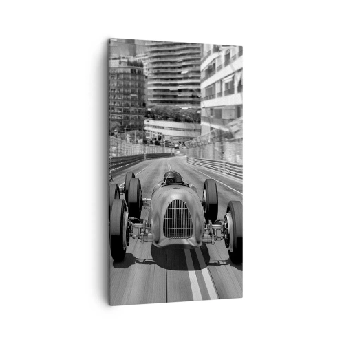 Bild auf Leinwand - Leinwandbild - Vor langer Zeit in Monte Carlo - 45x80 cm