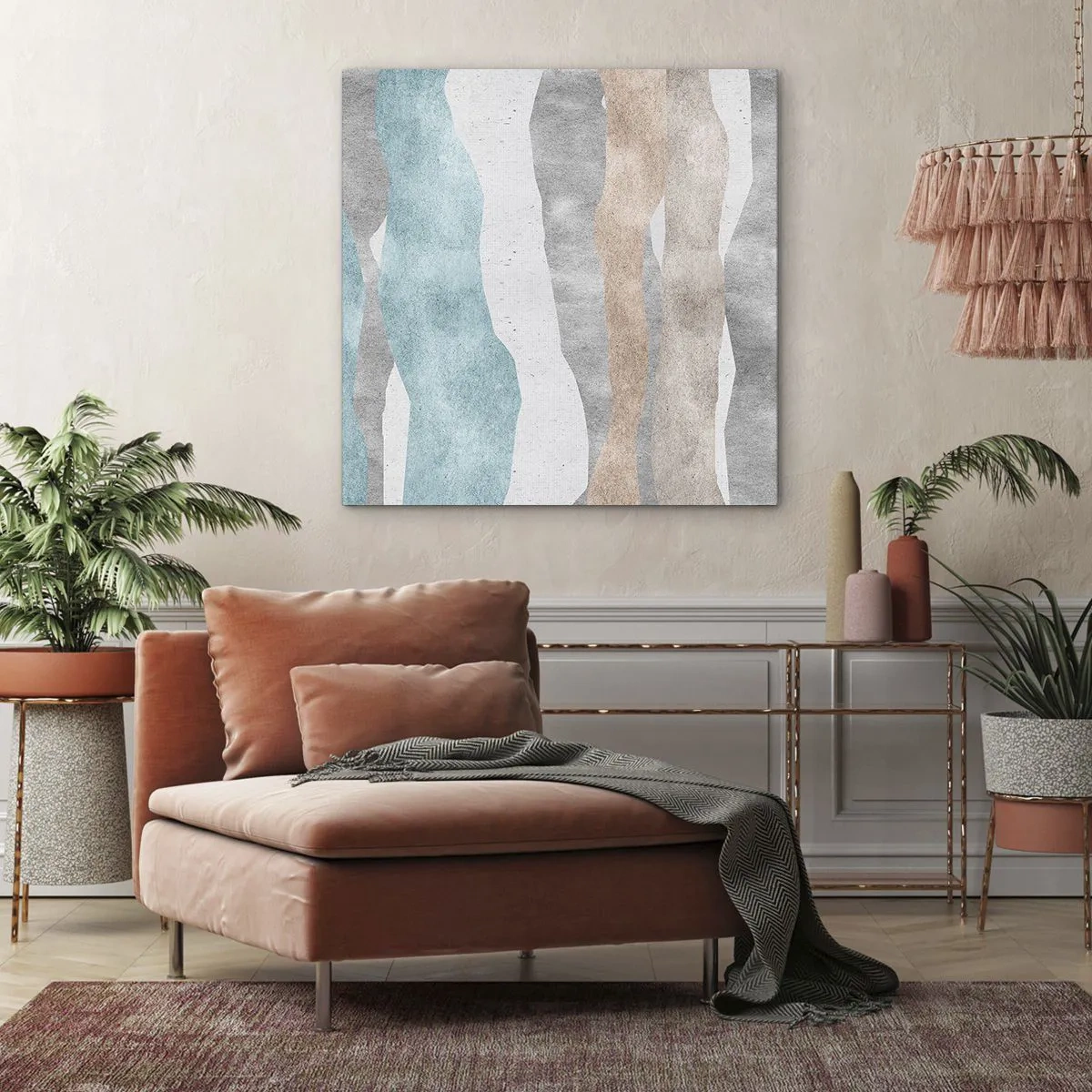 Bild auf Leinwand - Leinwandbild - Studie über Nähe - 30x30 cm