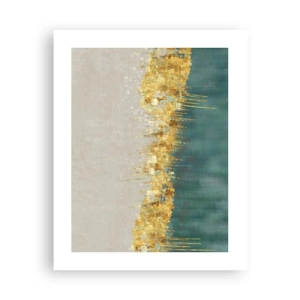 Poster - Goldener Rand - 40x50 cm