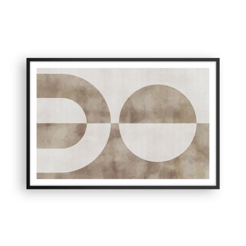 Poster in einem schwarzem Rahmen - Ähnlichkeiten und Unterschiede - 91x61 cm