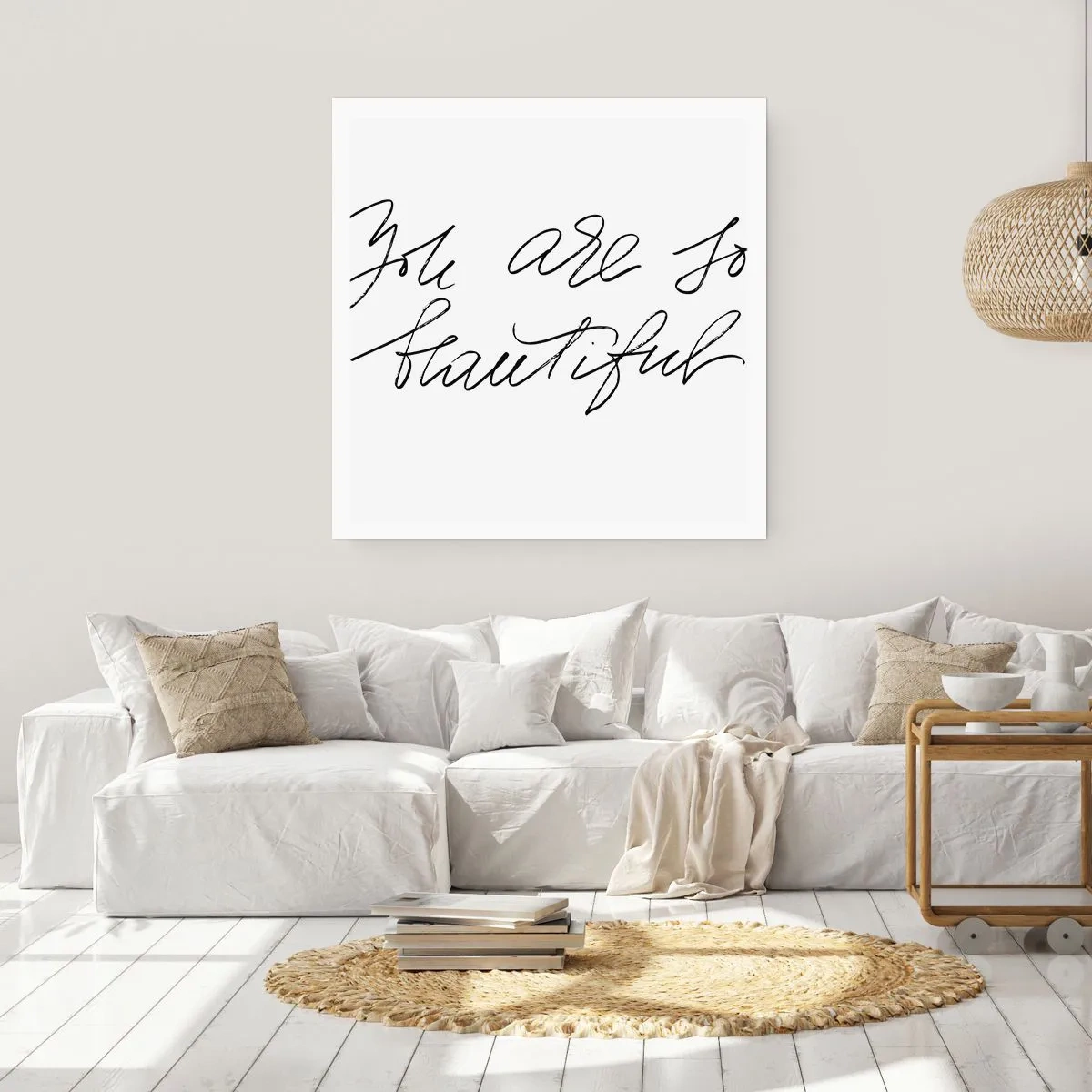 Poster - Glauben Sie wirklich ... - 40x40 cm