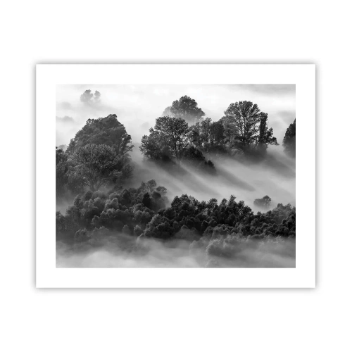 Poster - Aufstehend aus dem Schlaf - 50x40 cm