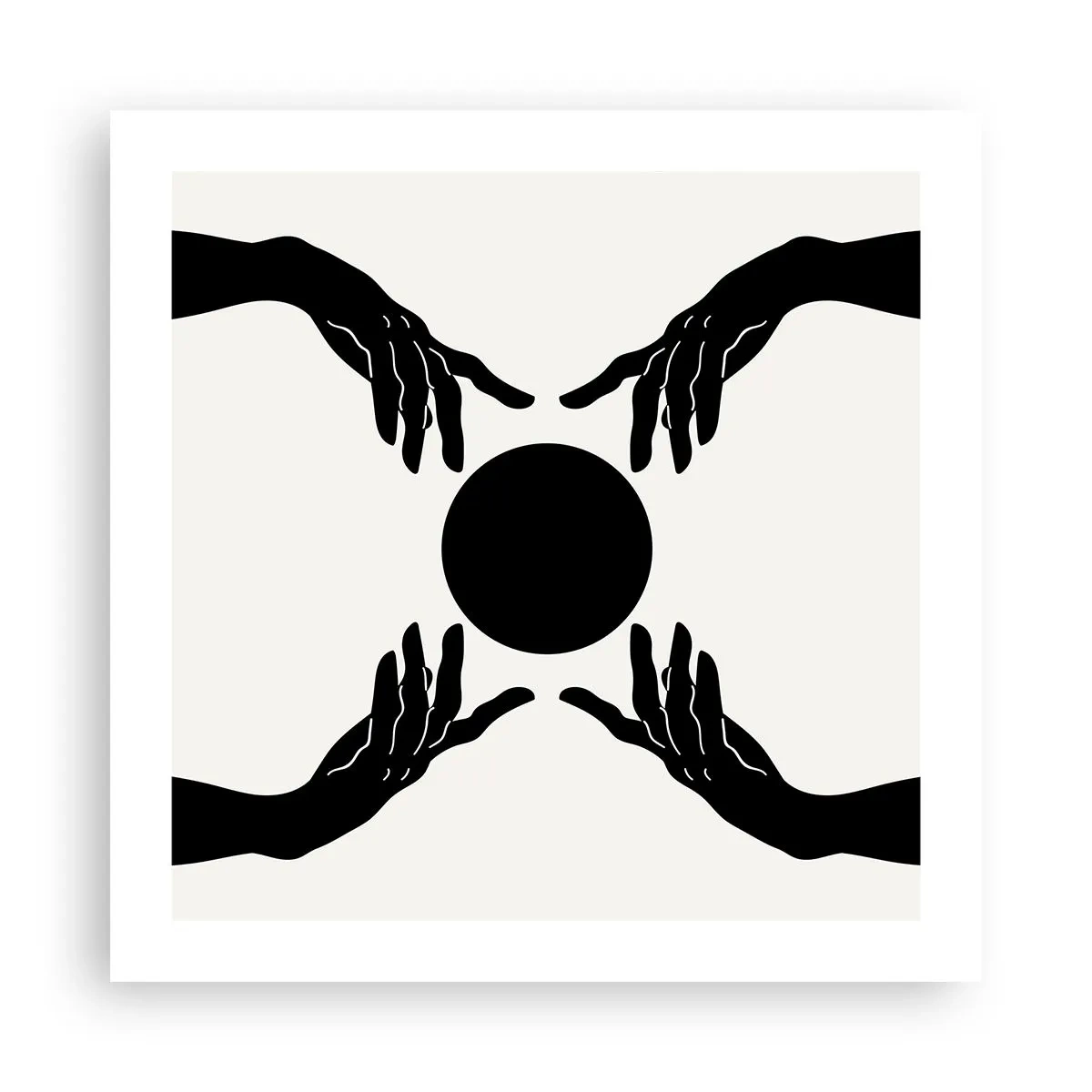 Poster - Geheimes Zeichen - 50x50 cm