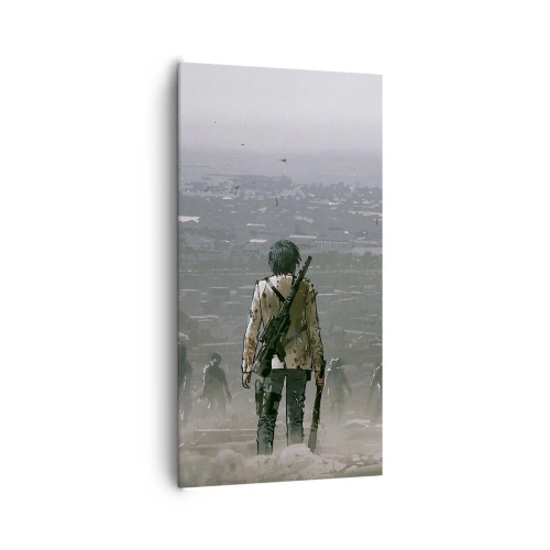 Bild auf Leinwand - Leinwandbild - Letzter Gerechter? - 65x120 cm