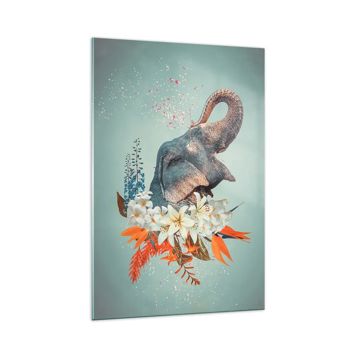 Glasbild - Bild auf glas - Freudenschrei - 70x100 cm