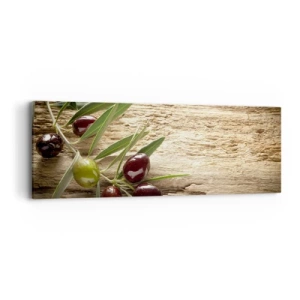 Bild auf Leinwand - Leinwandbild - Direkt aus der Natur - 90x30 cm